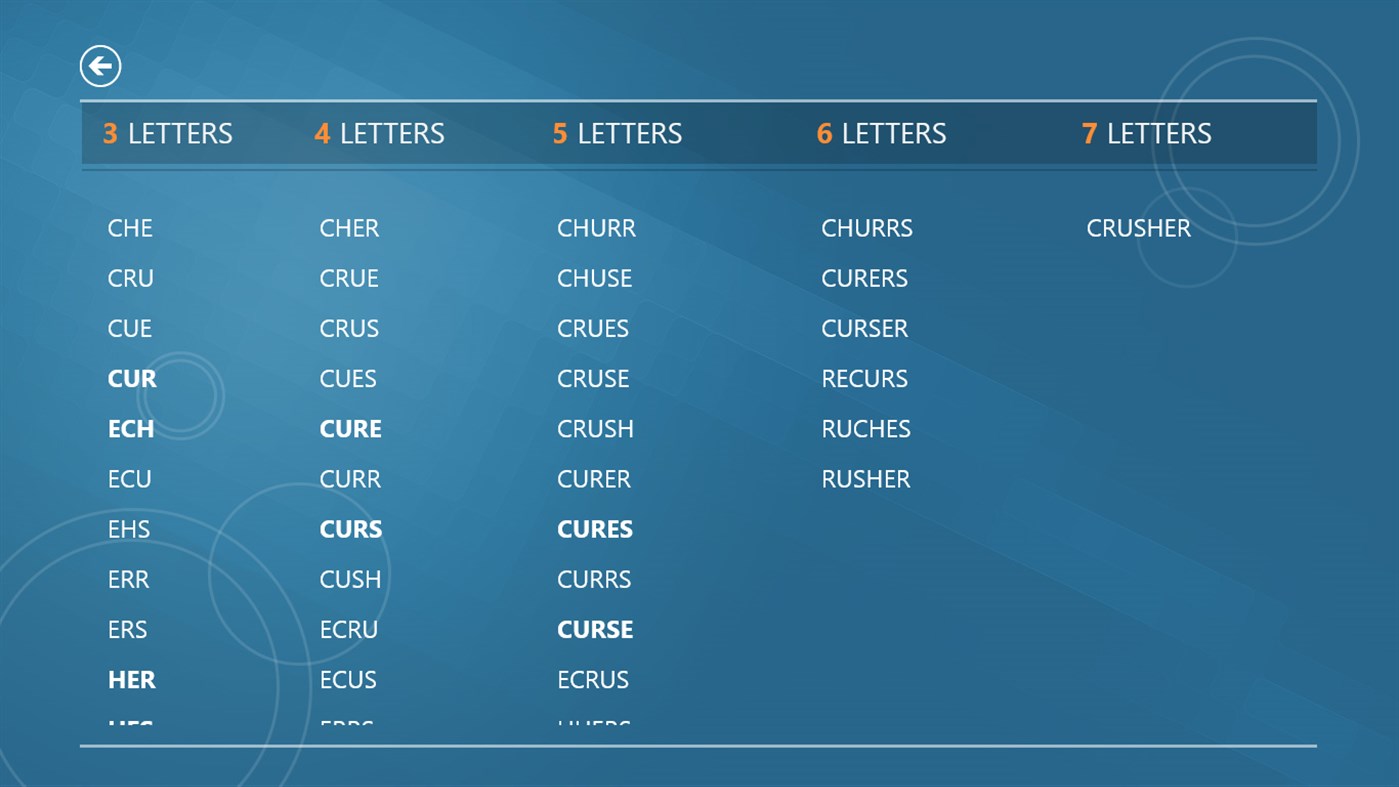 #3. Anagrams (Windows) Podle: Aga_s