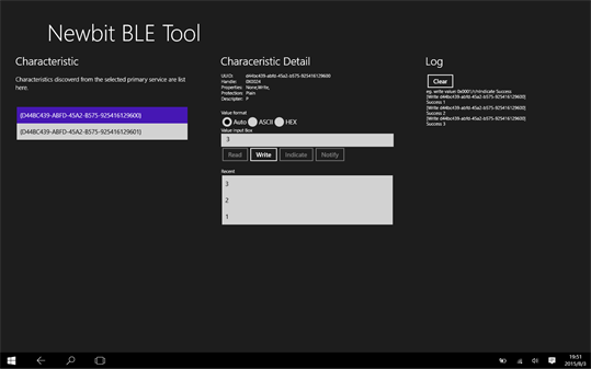 Bluetooth LE Devolop Tool screenshot 4