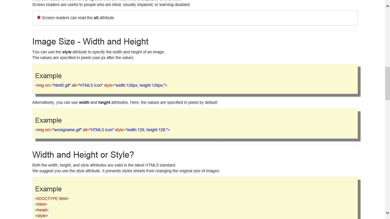 Learn HTML(5) screenshot
