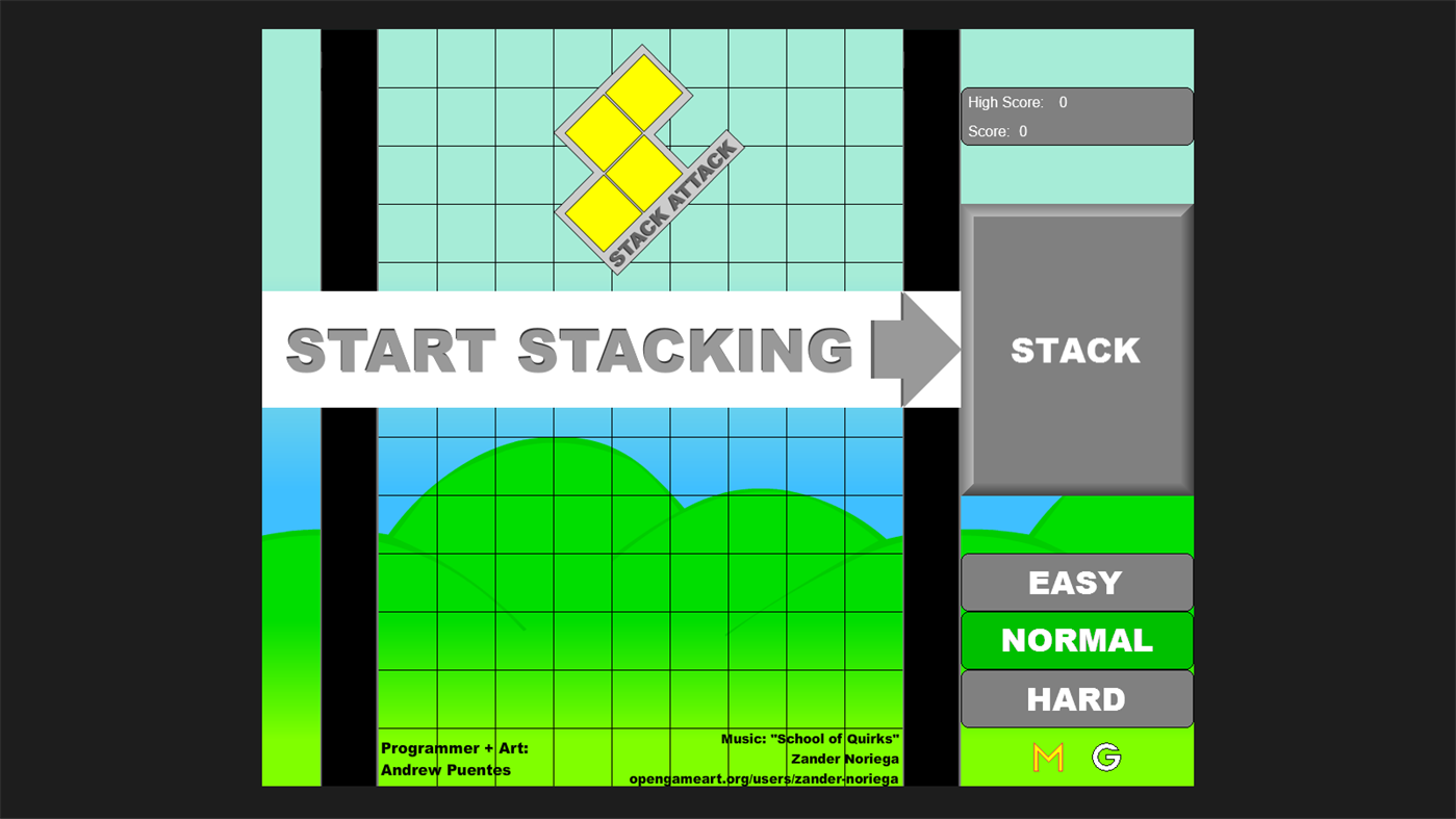 #1. Stack Attack! (Windows) Podle: Spadehawk Games