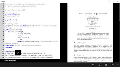 LawTeX Screenshots 1