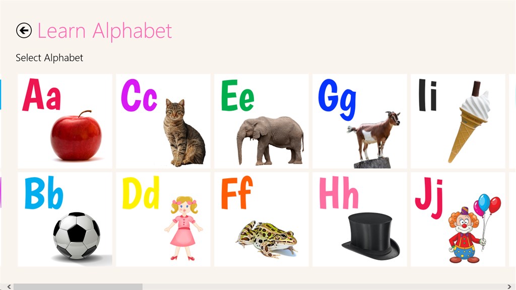 Learn ABCD for Kids Free - Microsoft Apps