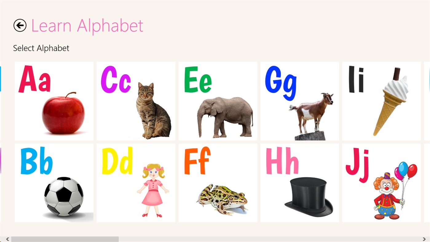 #2. Learn ABCD for Kids Free (Windows) بواسطة: DamTech Designs