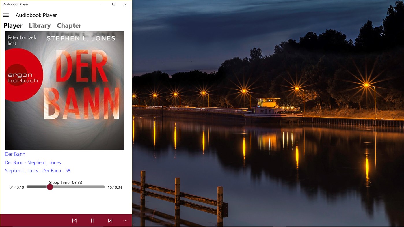 #3. Audiobook Player (Windows) Με: Chris Spettmann Software