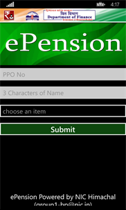 ePension screenshot 1