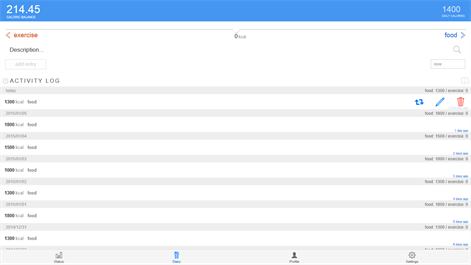 ChronoBurn Calorie Counter Screenshots 2