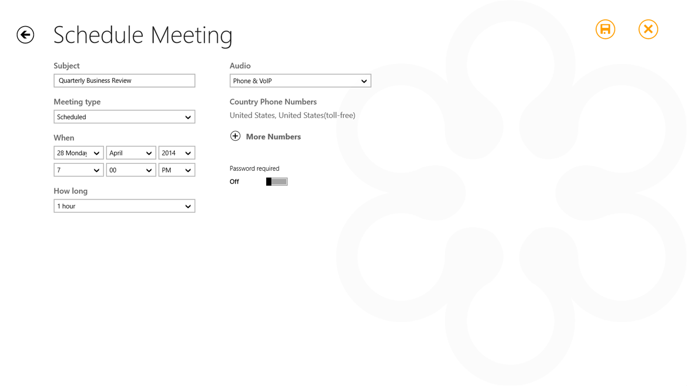 GoToMeeting for Windows 8 screenshot