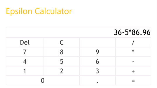 Epsilon Calculator screenshot 2
