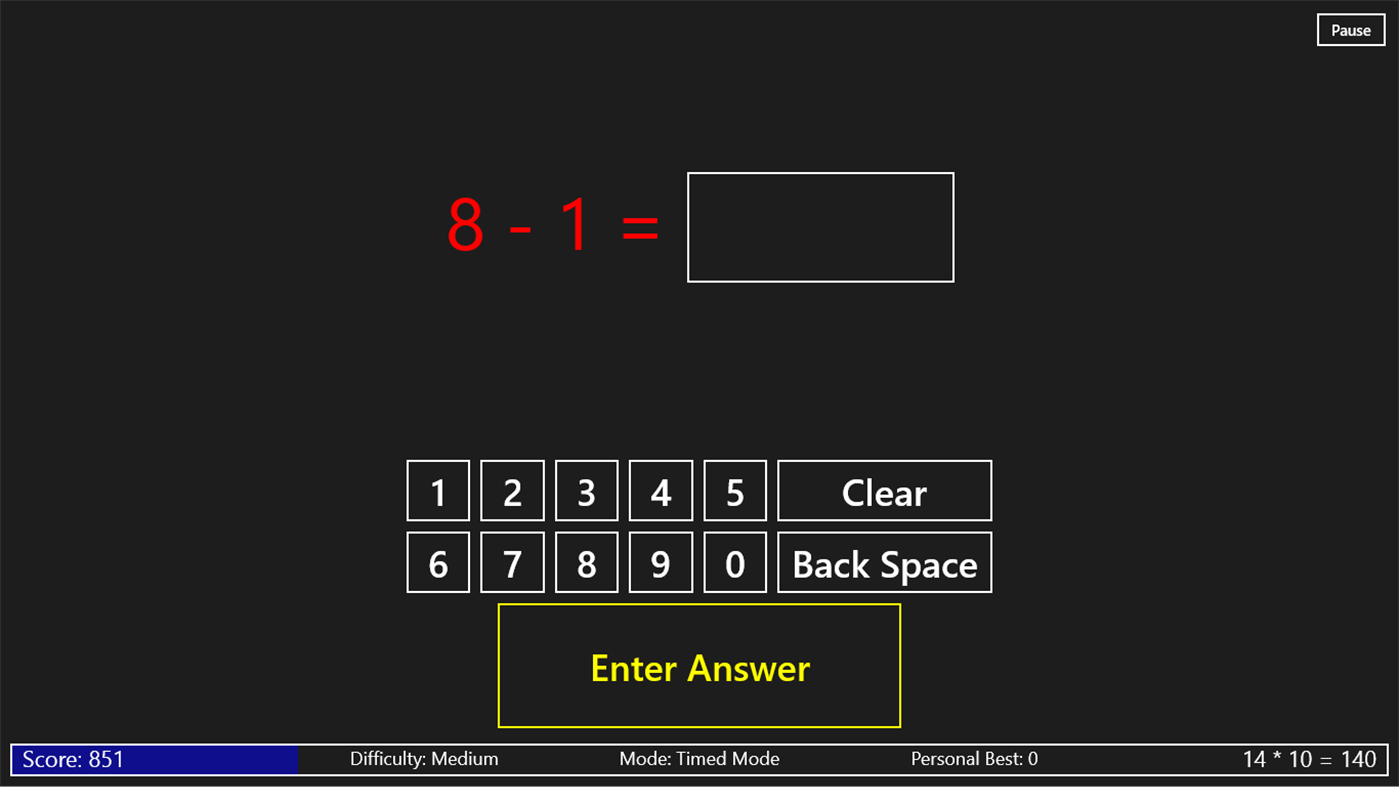 #2. The Math Challenge!!! For Kids (Windows) بواسطة: ‪Justin's Creations‬