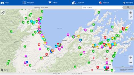 WikiCamps New Zealand Screenshots 1