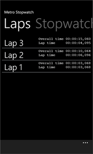 Tom's Stopwatch screenshot 2