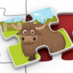 Enfants Zoo animaux Jigsaw Puzzle formes