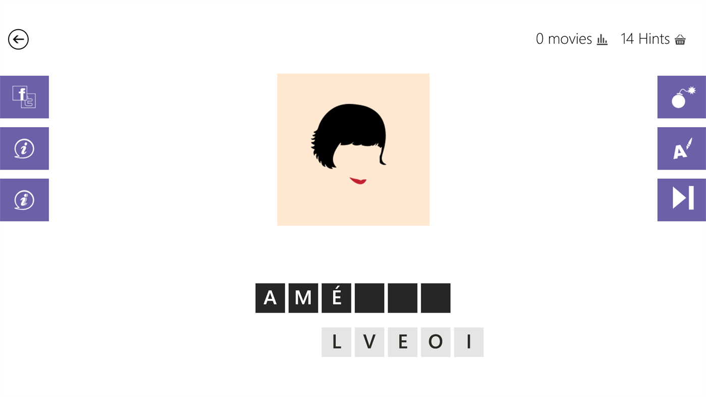 #5. Guess The Movie Quiz! (Windows) 来自: bubble quiz games