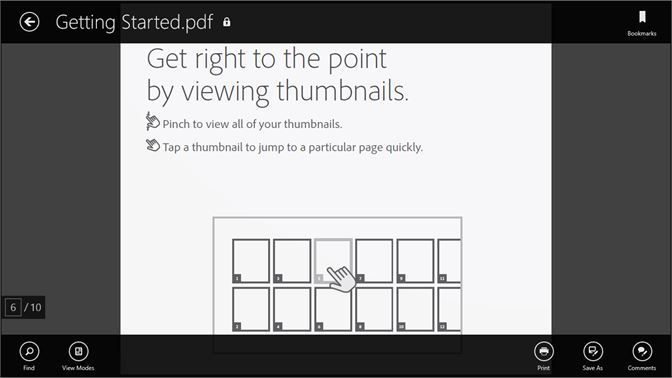 get adobe reader touch microsoft store