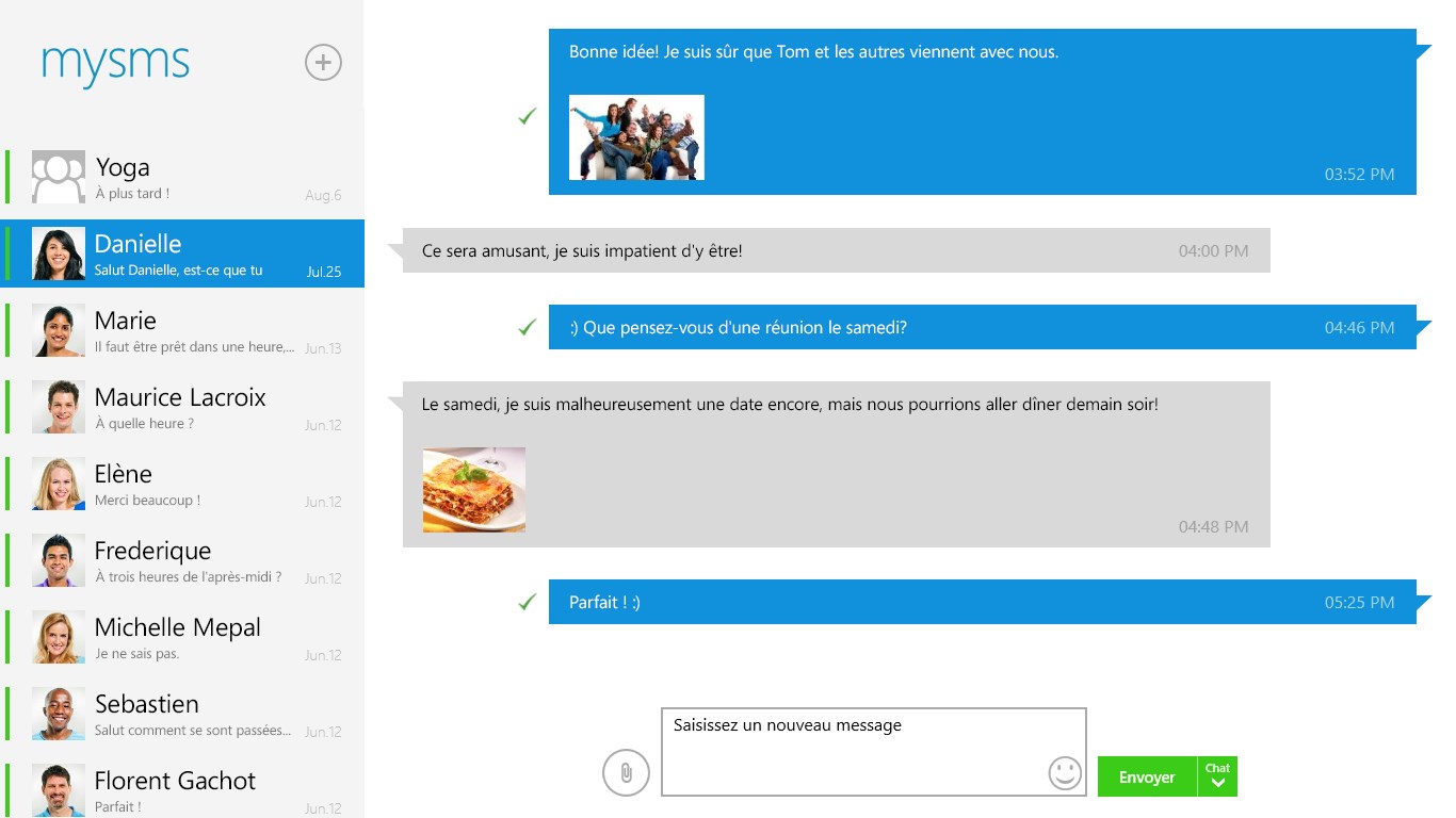 mysms - SMS depuis pc, Messenger : téléchargement et installation gratuits sous Windows | Microsoft Store
