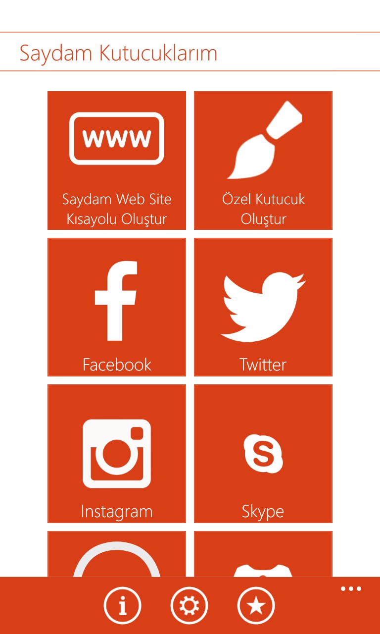 Screenshot 1 Saydam Kutucuklarım windows