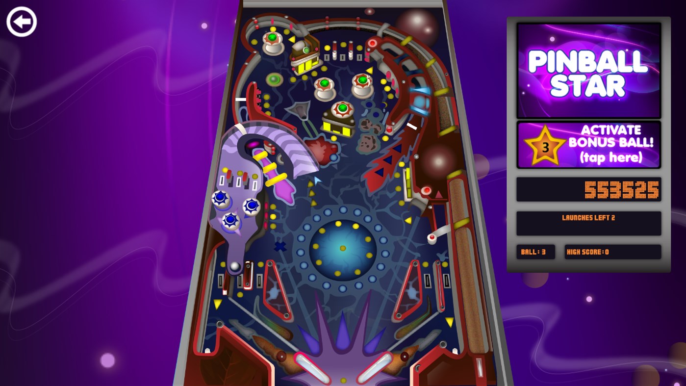#2. Pinball Star (Windows) بواسطة: Rolling Donut Apps
