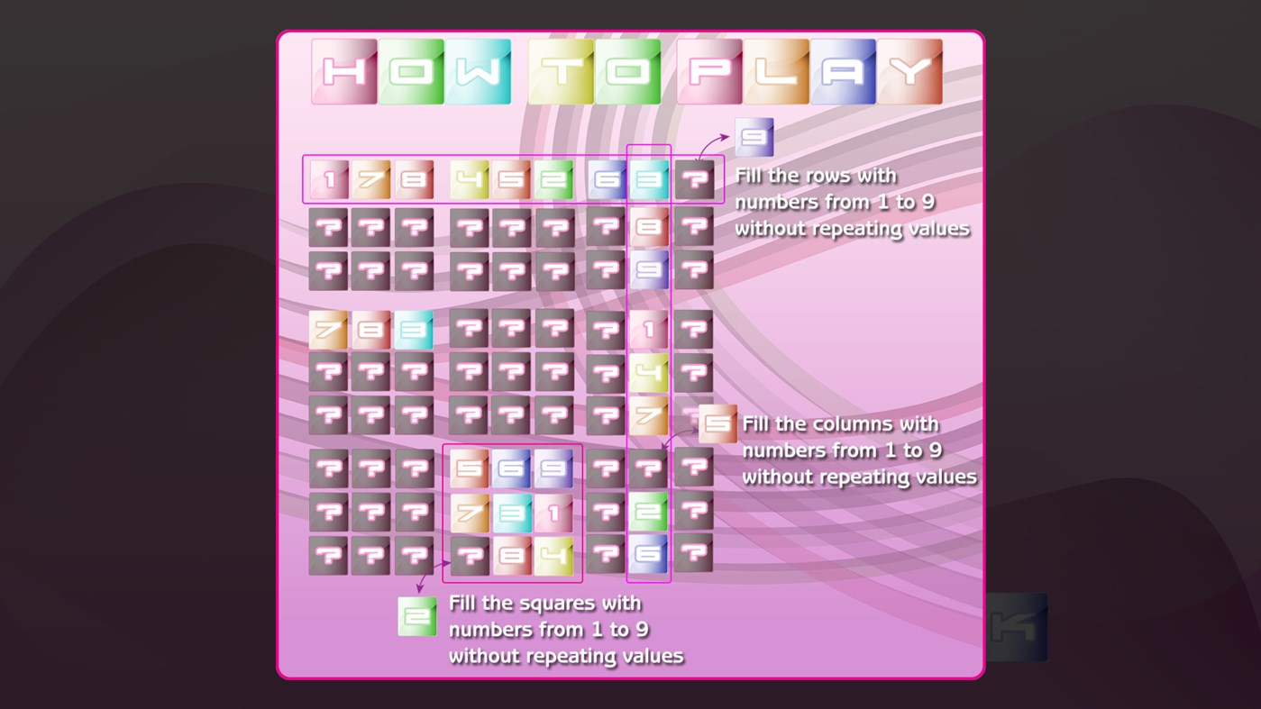 #2. Sudoku Flow (Windows) By: CNG Studios