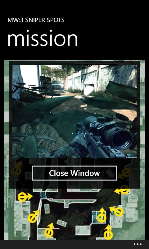 Captura de Pantalla 1 MW3 SniperSpots windows