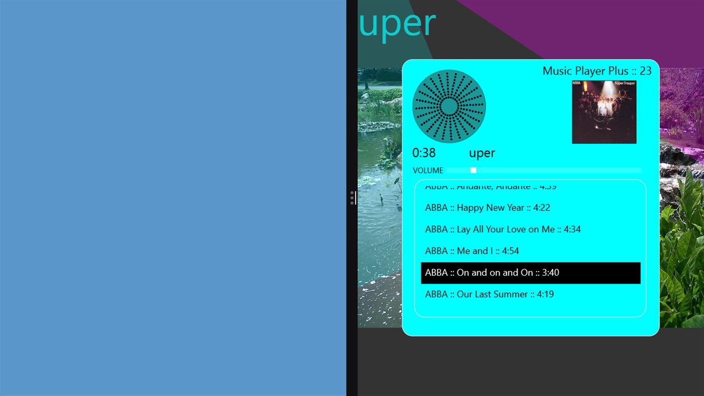 #4. Music Player Plus (Windows) Podle: Roark Dority