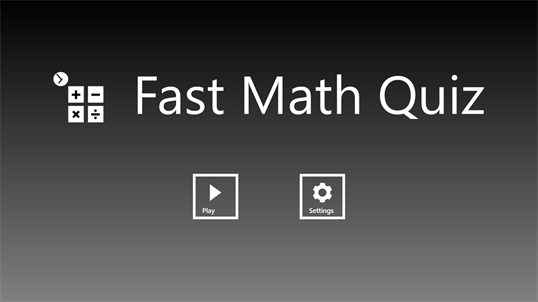 Fast Math Quiz screenshot 1