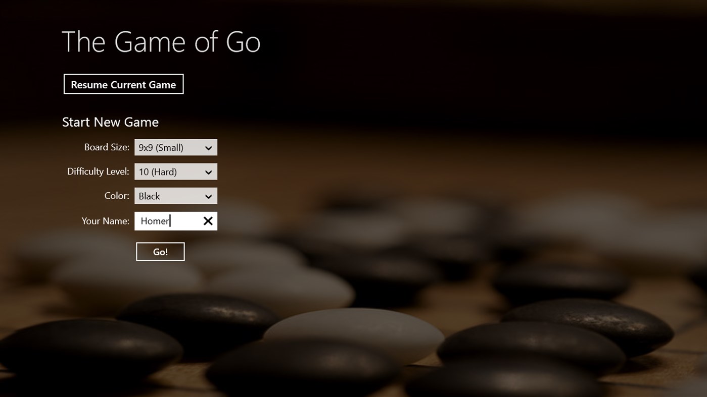 #1. The Game of Go (Windows) Podle: Chris Bordeman