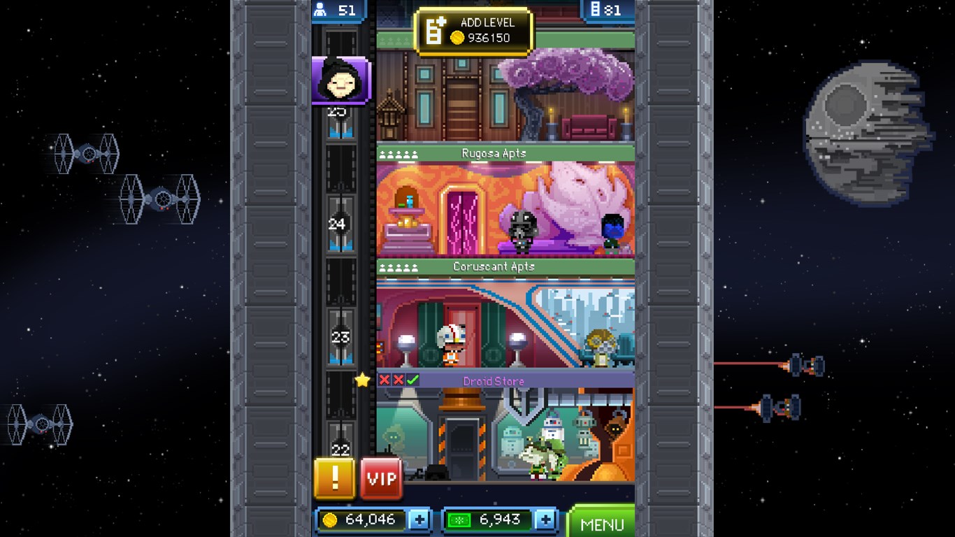 Build the largest Death Star!