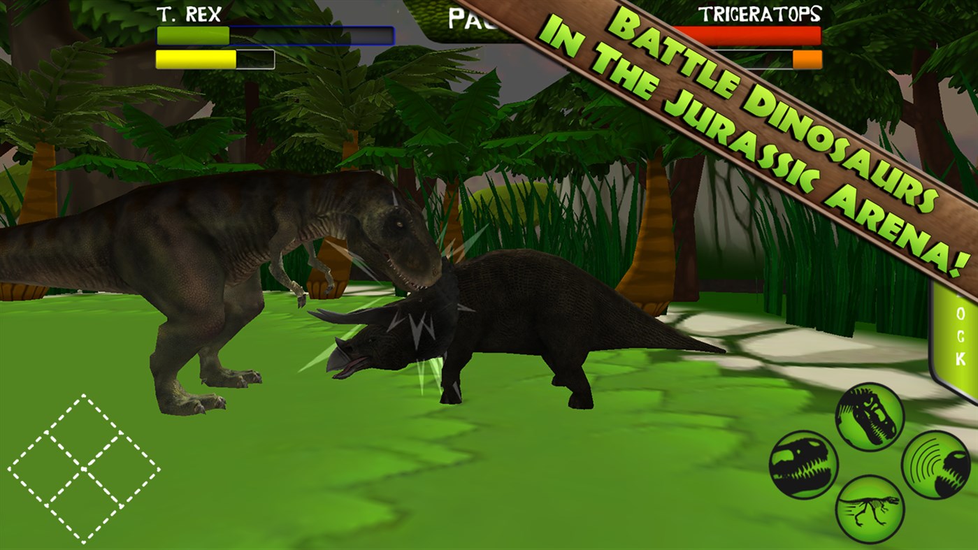 #1. Jurassic Arena: Dinosaur Arcade Fighter (Windows) 由: Gluten Free Games