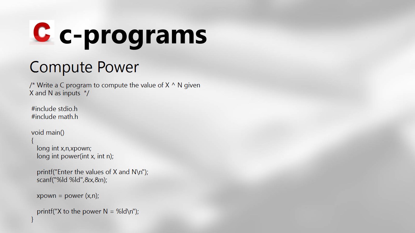 c-programs screenshot