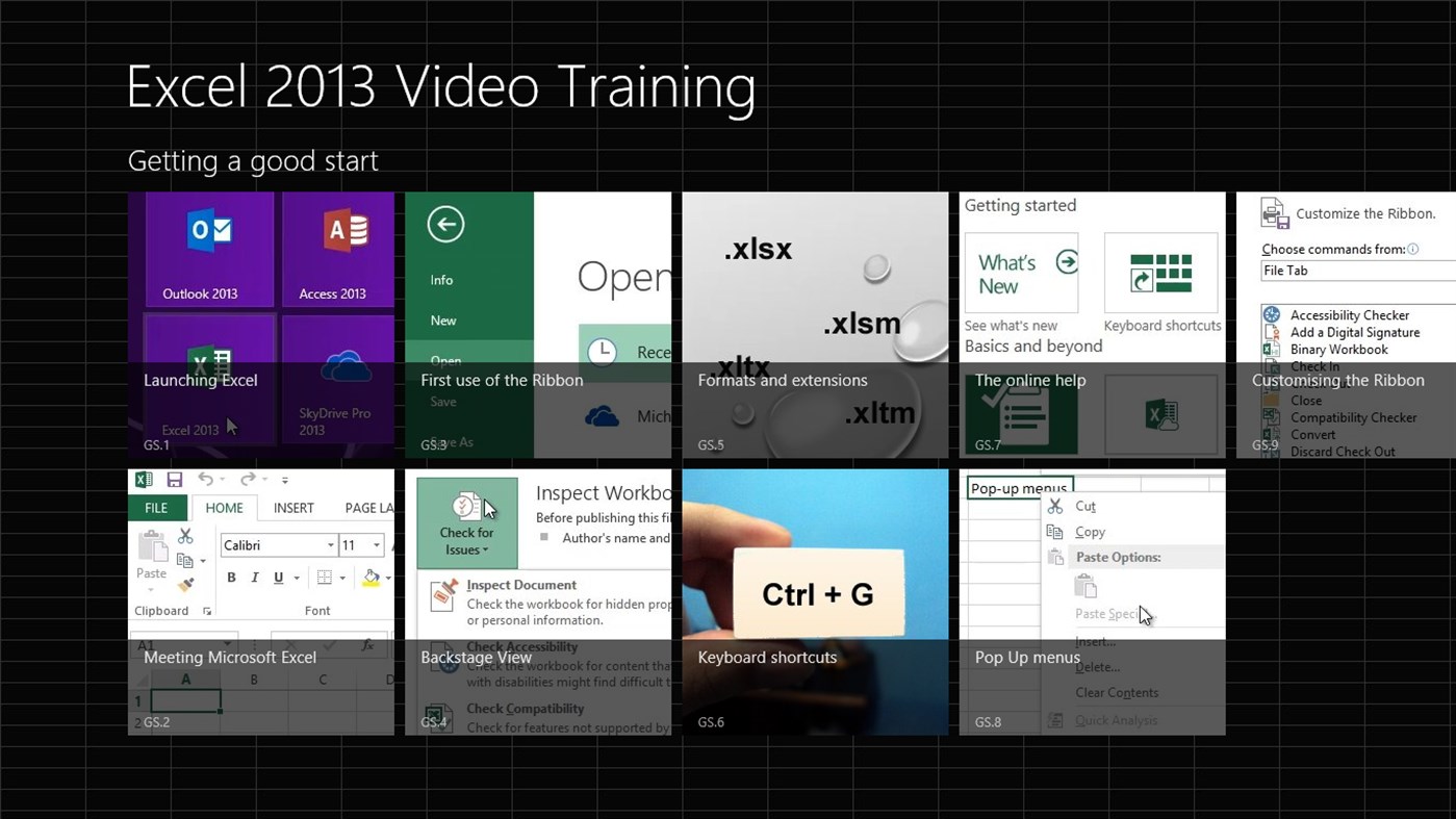 #1. Video training Excel 2013 (Windows) بواسطة: Mediaforma