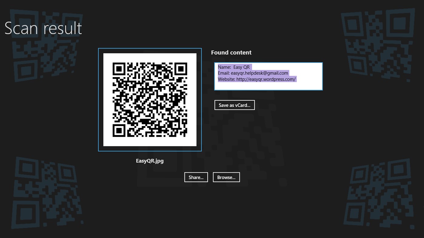 #7. Easy QR (Windows) Oleh: A.Tonkushin