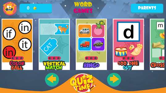 Kids Learning Word Games screenshot 1