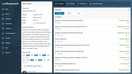 Myhomework login image