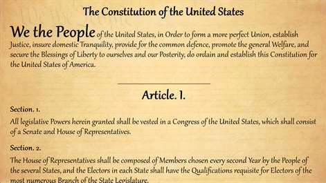 The United States Constitution Screenshots 1