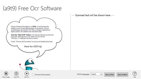(a9t9) Free OCR Software screenshot 1