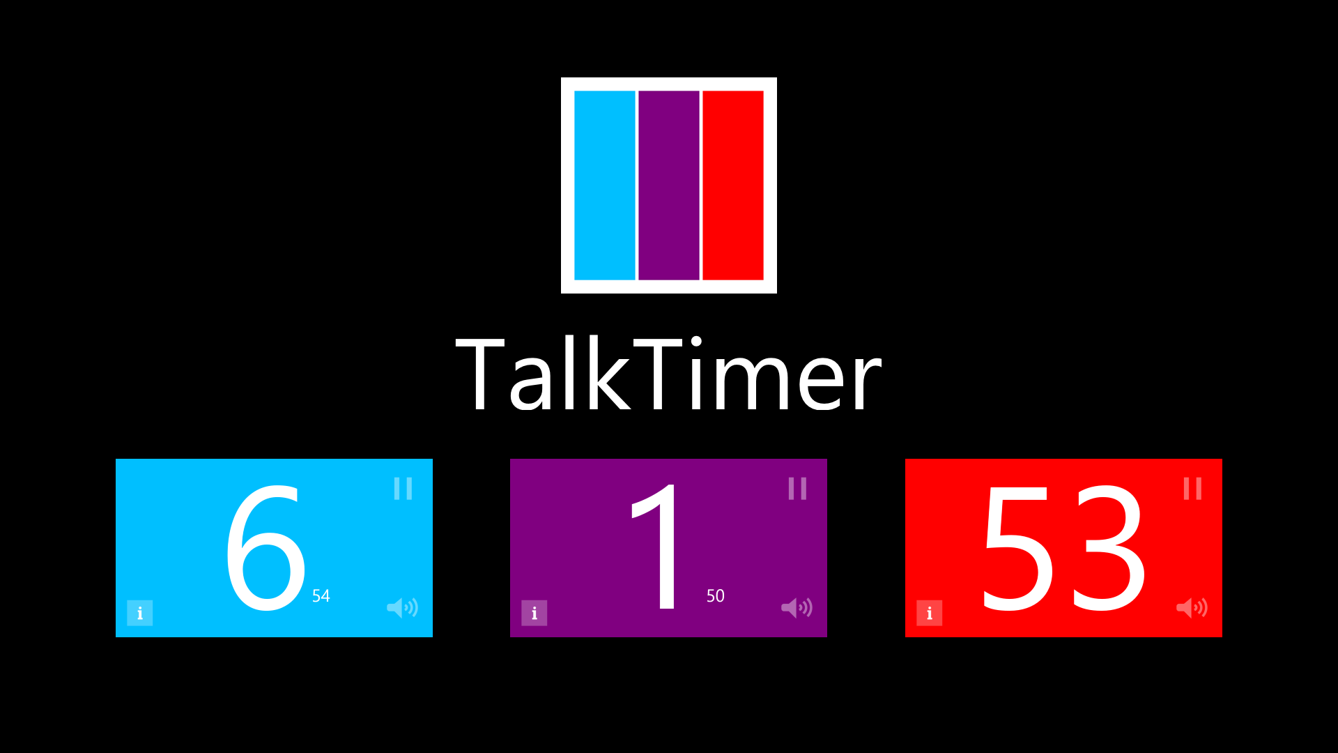 TalkTimer screenshot