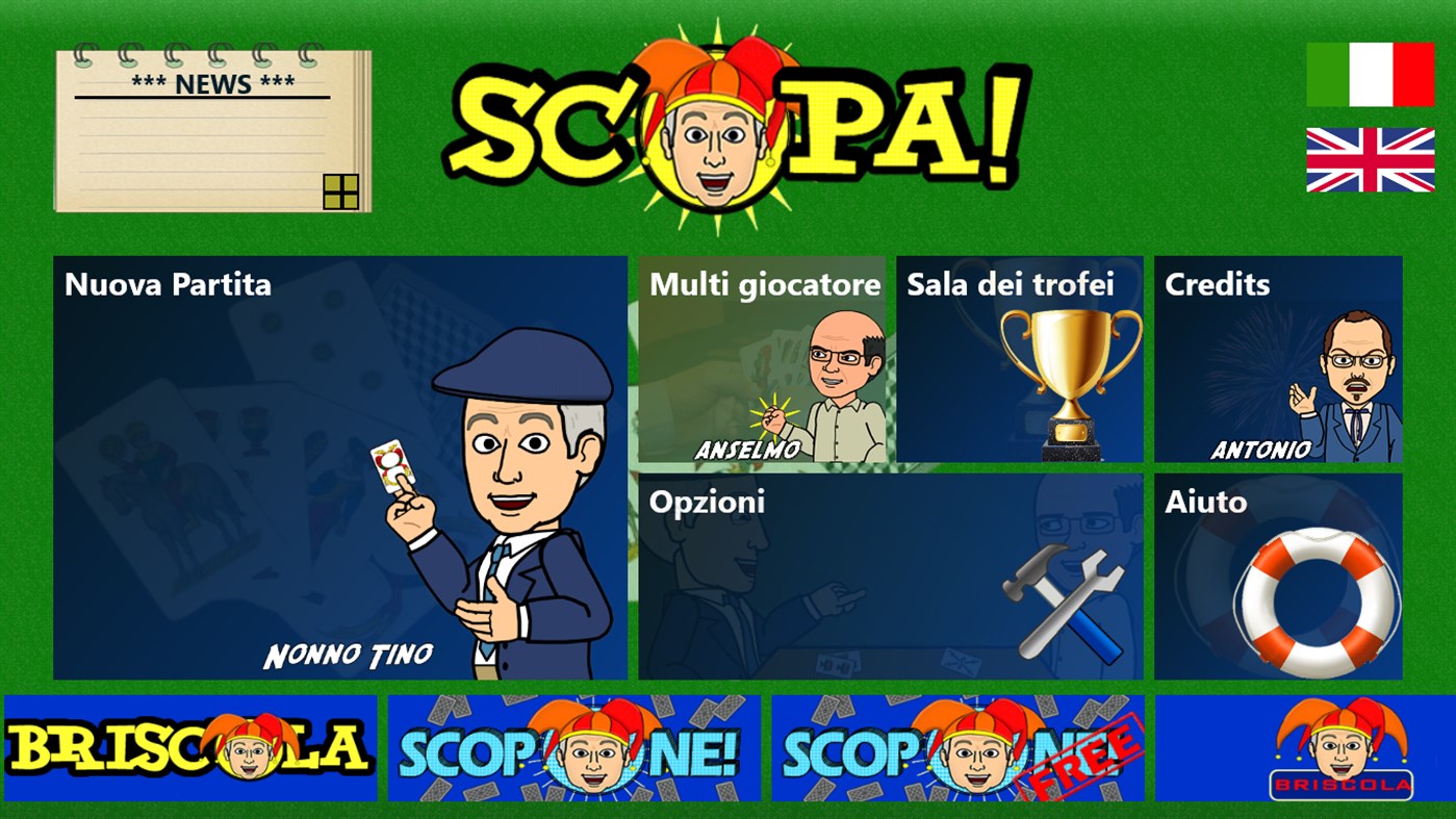 #1. Scopa (Windows) Podle: Nonno Tino