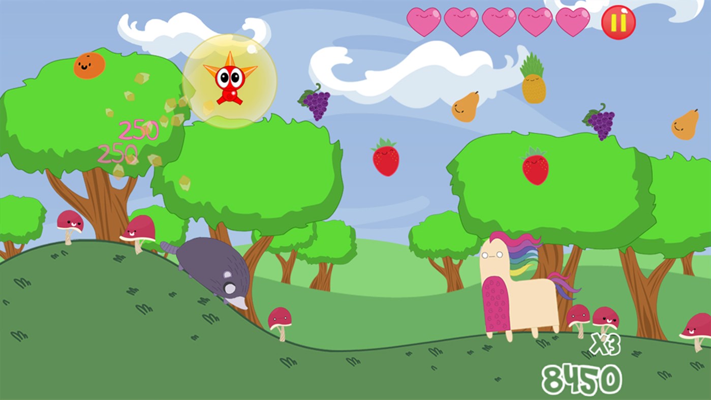 #2. Jibs Jump Fruit Frenzy (Windows) By: Wales Interactive