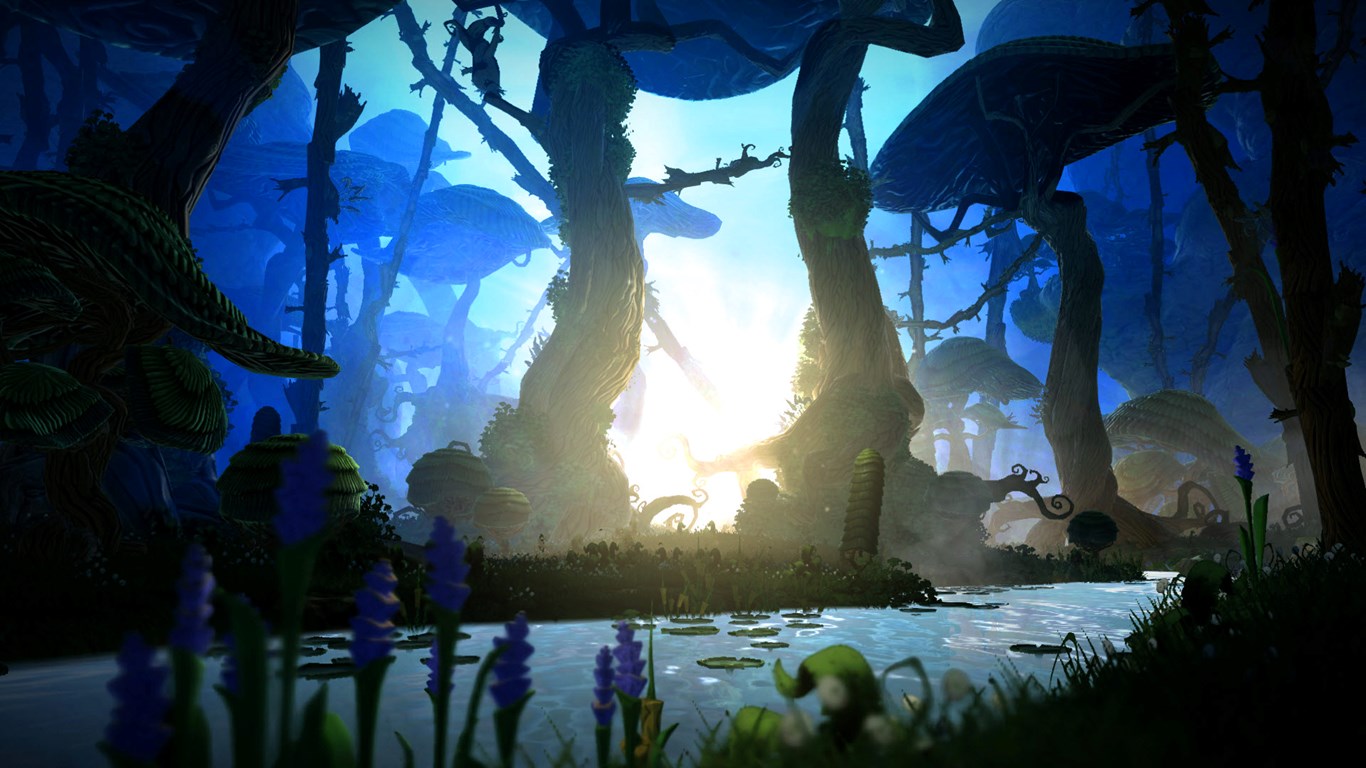 Screenshot: Create a beautiful world and play it instantly!