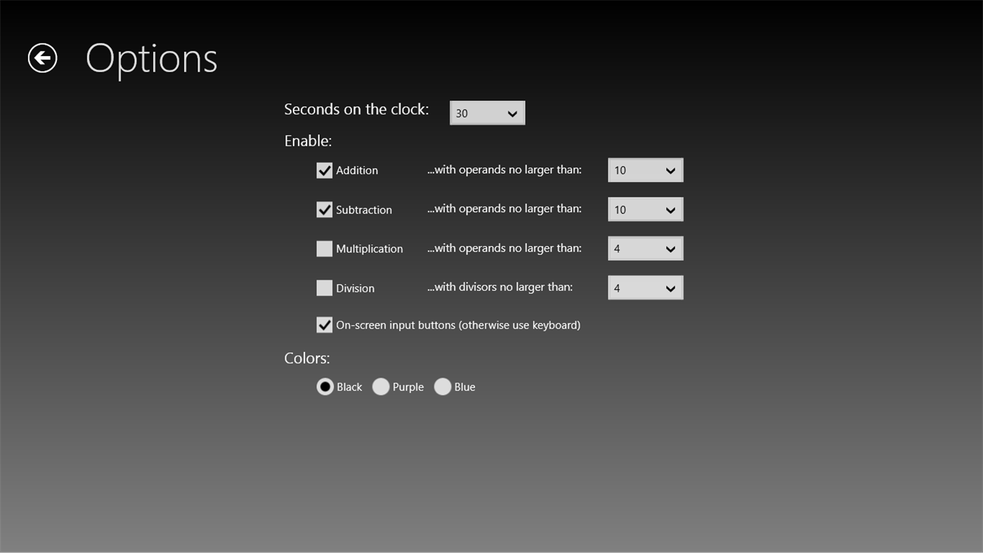 #3. Fast Math Quiz (Windows) Podle: Matthew Justice