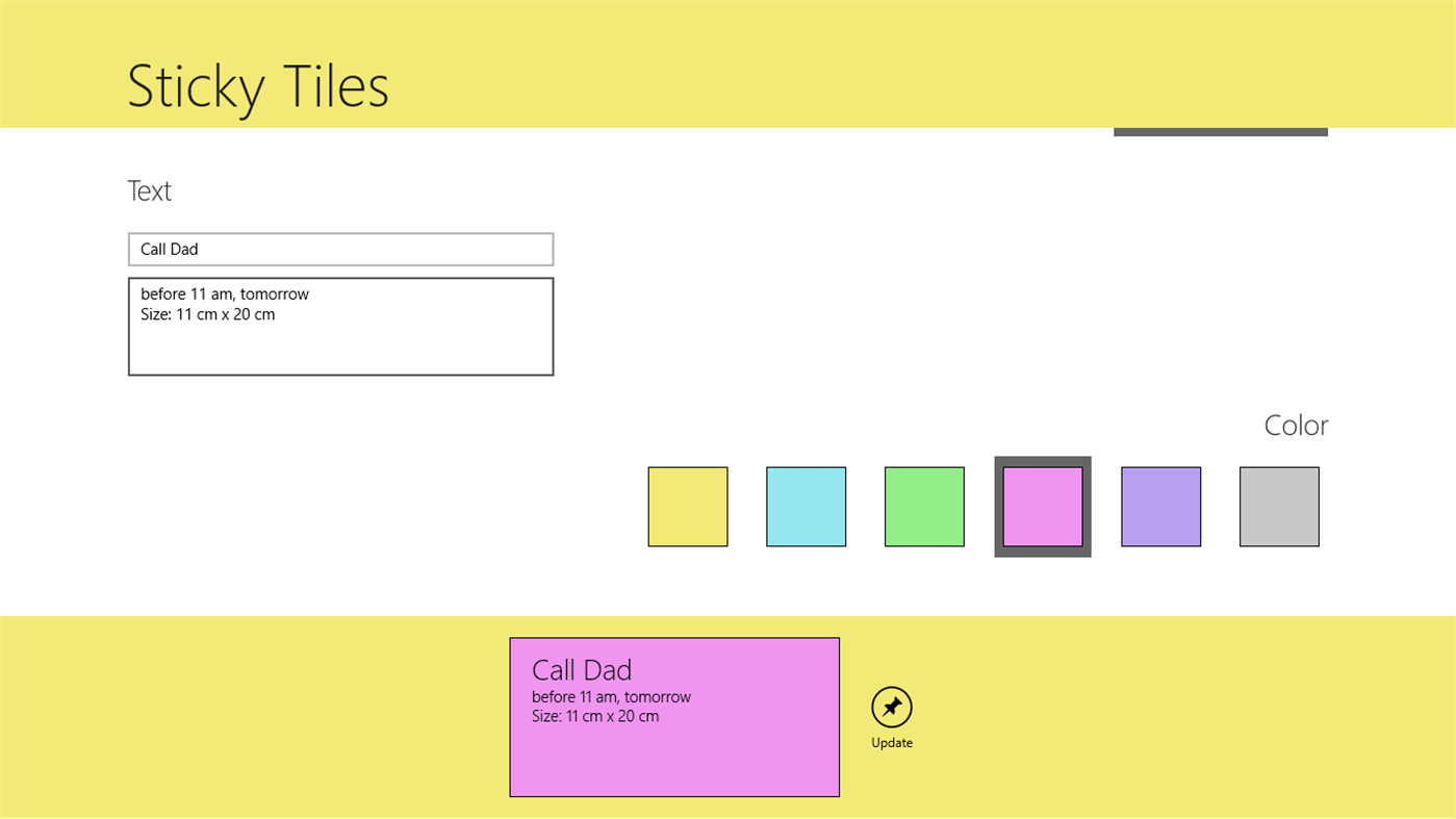 #6. Sticky Tiles (Windows) Με: Nirmit Kavaiya