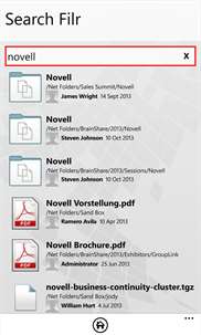 Novell Filr screenshot 5