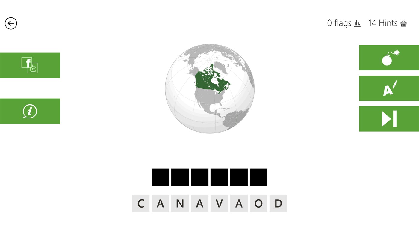 #6. Flags Quiz! (Windows) Bởi: bubble quiz games