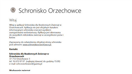 Schronisko Orzechowce screenshot 1