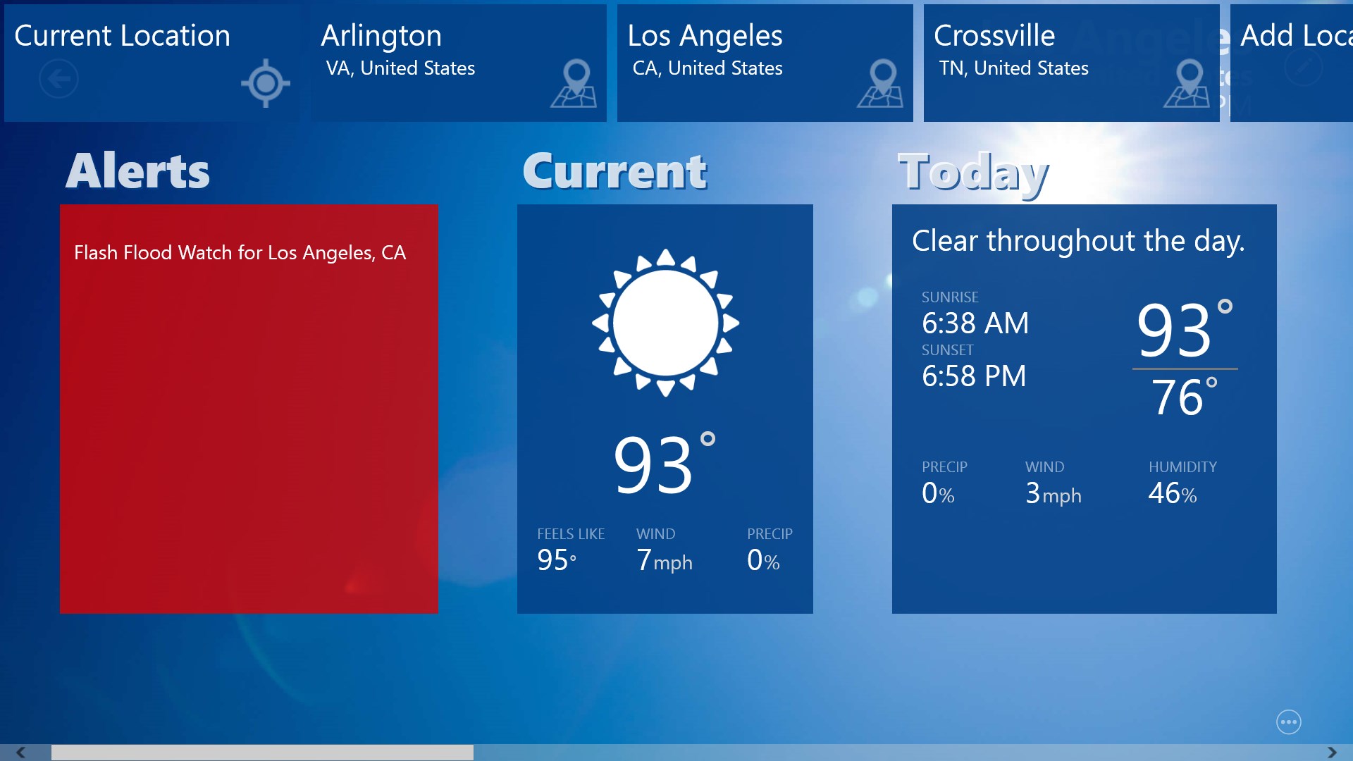 Ambient Weather for Windows 10