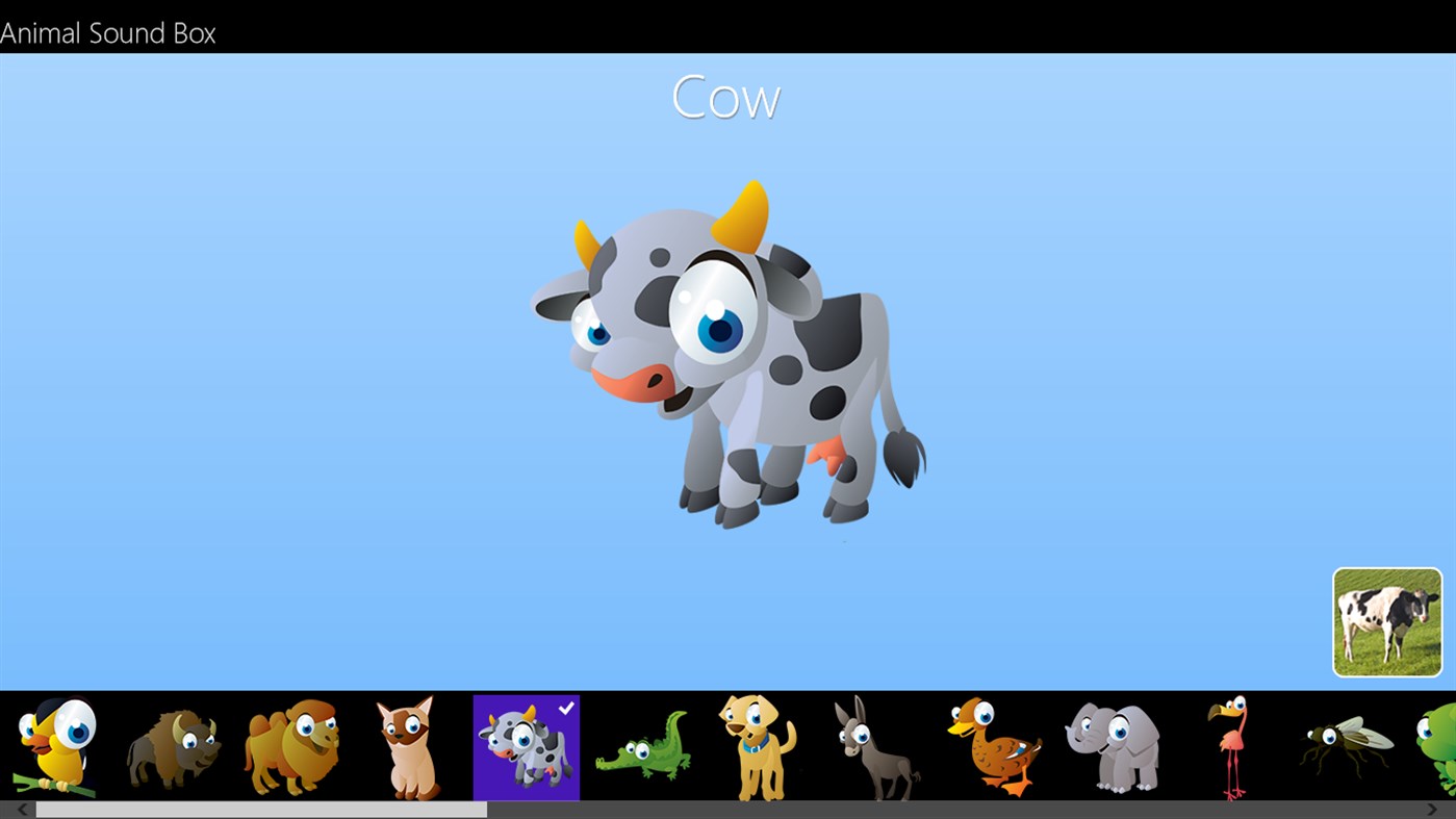 #6. Animal Sound Box (Windows) Podle: Eric LE ROY