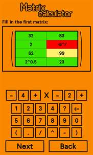 Matrix calculator++ Free screenshot 5