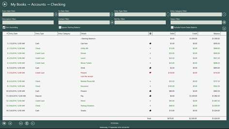 Easy Checkbook Screenshots 1