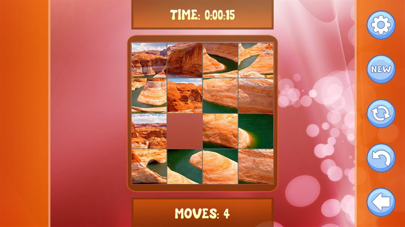 #5. 15 Puzzle! (Windows) By: Independent Tech