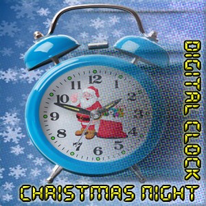 Christmas Night - Digital Clock